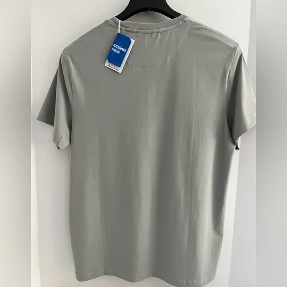 Porter & Ash 95% Cotton 4-way Stretch Short Sleeve Crew Neck Casual Top/Tshirt - Picture 5 of 9